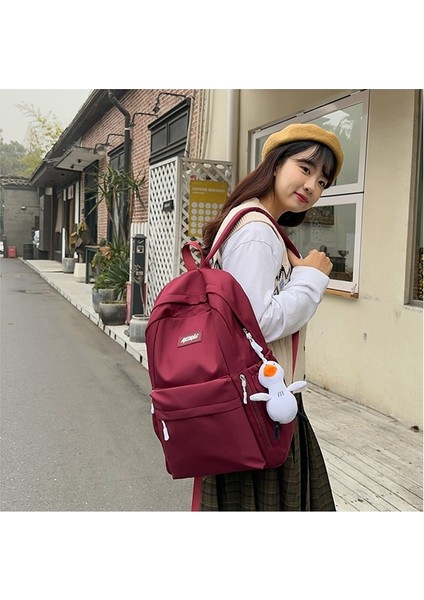 Okul Çantası Ortaokul Kız Lise Öğrencisi Sırt Çantası Ilkokul Öğrencisi Üniversite Öğrencisi Sırt Çantası Büyük Kapasiteli Hafif Yeni Stil (Yurt Dışından) fırsatları