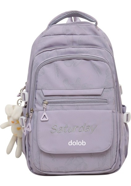 Kadınlar Için Yeni Stil Sırt Çantası Ins Yüksek Değerli Okul Çantası Lise Ortaokul Öğrencisi Kadın Büyük Kapasiteli Sırt Çantası Basit (Yurt Dışından)