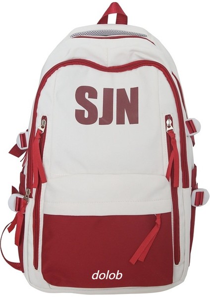 Yeni Oxford Kumaş Büyük Kapasiteli Sırt Çantası, Çok Yönlü Ortaokul Öğrenci Çantası, Ortaokul Öğrencisi Kız Öğrenci Sırt Çantası (Yurt Dışından)