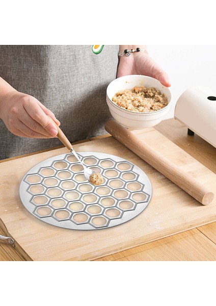 Maker Rus Hamur Kalıp Pelmeni Metal Kalıp Pasta Mantı Tekerlek Makarna Mutfak Pişirme Araçları Için Çift Kesici, (Yurt Dışından)