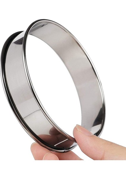 4 Adet Muffin Tart Yüzükler Çift Haddelenmiş Tart Yüzük Paslanmaz Çelik Muffin Yüzükler Gıda Yapımı Için Metal Yuvarlak Halka Kalıp, (Yurt Dışından) fiyatları