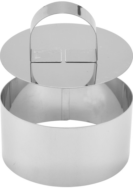 Adet Pişirme Halkası Seti, Paslanmaz Çelik Kek Kalıbı, Basın Kapaklı Pişirme Kalıbı, Pişirme Crumpets/mus/tatlılar Için, (Yurt Dışından)