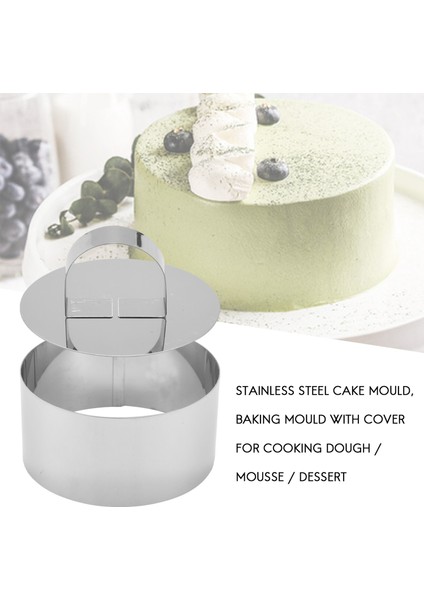 Adet Pişirme Halkası Seti, Paslanmaz Çelik Kek Kalıbı, Basın Kapaklı Pişirme Kalıbı, Pişirme Crumpets/mus/tatlılar Için, (Yurt Dışından) fiyatları