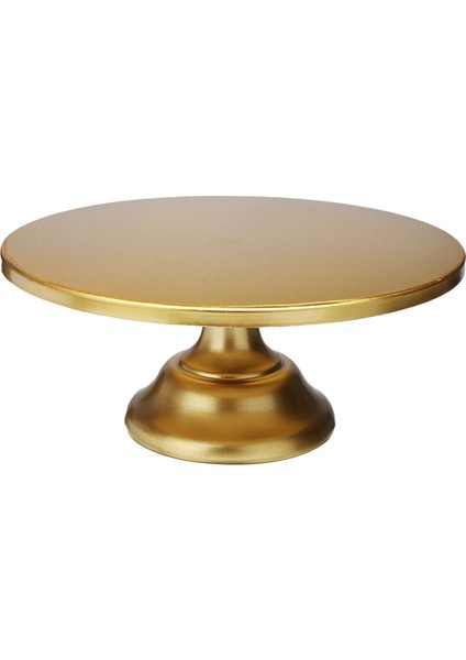 12 Inç Demir Yuvarlak Kek Standı Kek Tabağı Kaide Tatlı Tutucu Düğün Doğum Günü Partisi-Altın, (Yurt Dışından)