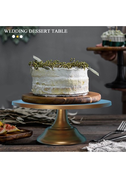 12 Inç Demir Yuvarlak Kek Standı Kek Tabağı Kaide Tatlı Tutucu Düğün Doğum Günü Partisi-Altın, (Yurt Dışından) modelleri