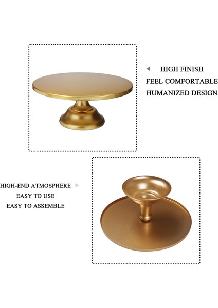 12 Inç Demir Yuvarlak Kek Standı Kek Tabağı Kaide Tatlı Tutucu Düğün Doğum Günü Partisi-Altın, (Yurt Dışından) indirimleri