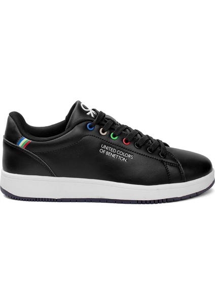 BNI-10063 Erkek Klasik Sneaker Siyah - Beyaz