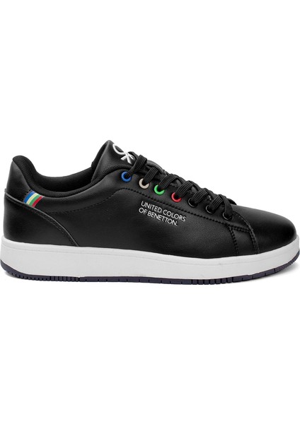 BNI-10063 Erkek Klasik Sneaker Siyah - Beyaz