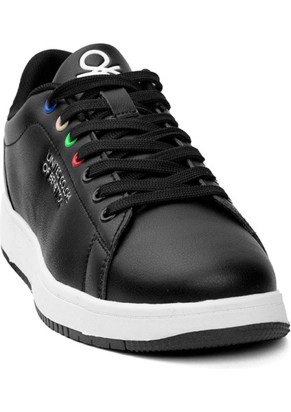 BNI-10063 Erkek Klasik Sneaker Siyah - Beyaz