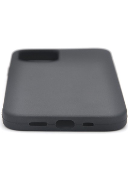 iPhone 11 Pro Max Uyumlu Düz Renk Esnek Yumuşak Silikon Kılıf Rubber Siyah