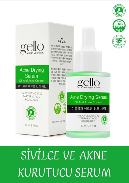 Sivilce ve Akne Kurutucu Serum Salicylic & Azelaic Acid Kombinasyonu