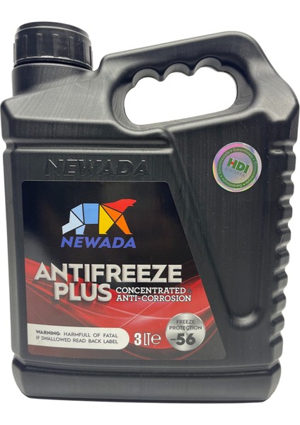 Antifriz Newada 3 Litre Kırmızı Organik Konsantre -56 C Hdi Sigortalı