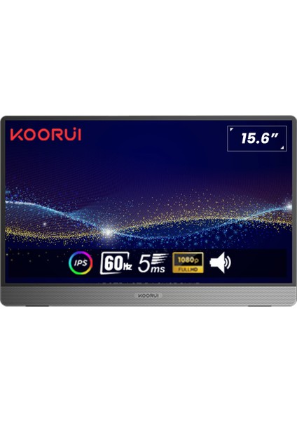 15.6" 15B1 60Hz 5ms IPS Fhd (Type-C, Mini Hdmı) Taşınabilir Monitör