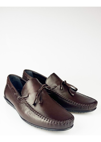 Regent Deri Kahverengi Rahat Erkek Günlük Loafer Ayakkabı fırsatları
