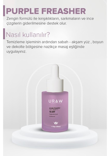 Purple Freasher Serum ( Yaşlanma Karşıtı Besleyici Cilt Bakım Serumu ( 30 ml ) fırsatları