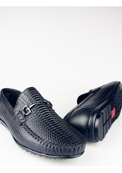 Deri Siyah Rahat Erkek Günlük Loafer Ayakkabı modelleri