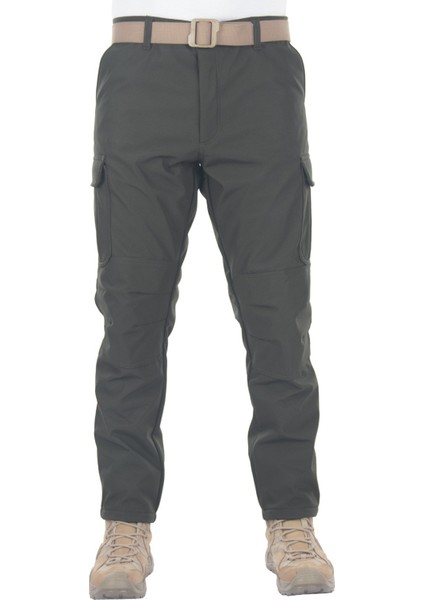 Haki Rüzgar Geçirmez Softshell Pantolon