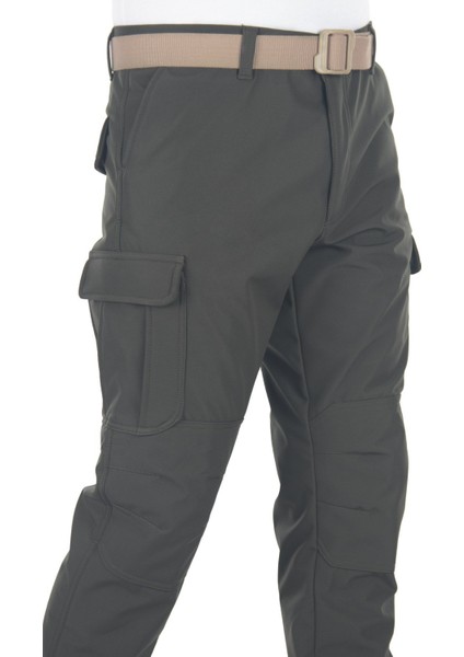 Haki Rüzgar Geçirmez Softshell Pantolon