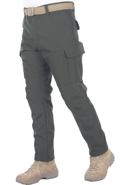 Haki Rüzgar Geçirmez Softshell Pantolon