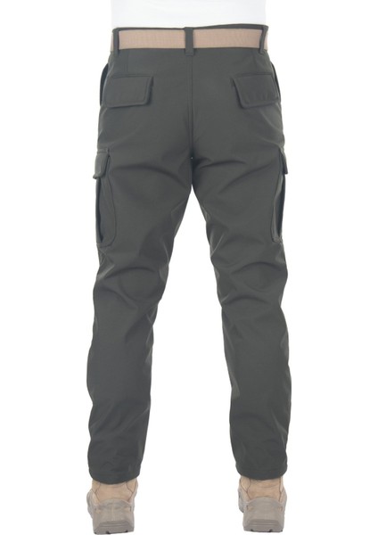 Haki Rüzgar Geçirmez Softshell Pantolon