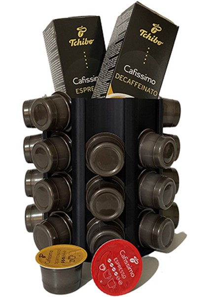 Tchibo Cafissimo Kapsül Kahve Tutucu Çok Amaçlı Stand Ultra Dark