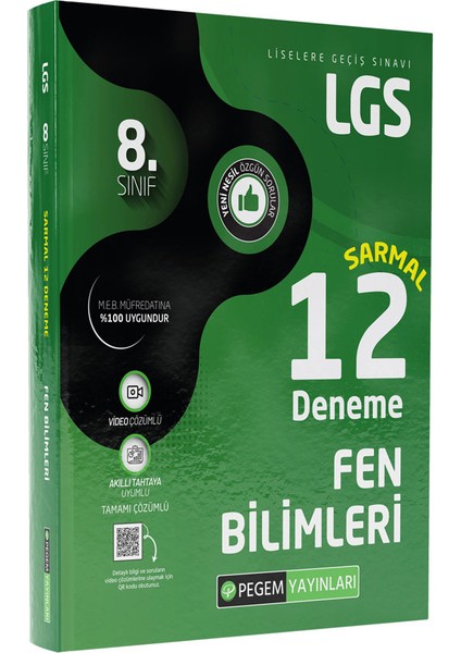 LGS 8. Sınıf Fen Bilimleri Sarmal 12 Deneme