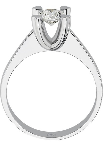 F Renk 0,51 Karat Pırlanta Tektaş Yüzük 0423R0213 modelleri