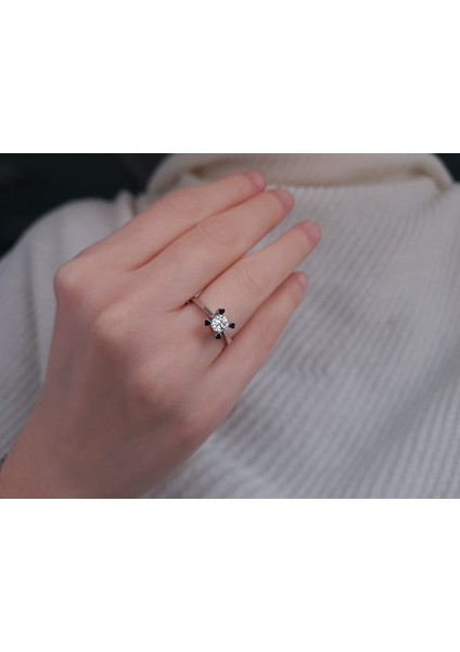 F Renk 0,51 Karat Pırlanta Tektaş Yüzük 0423R0213 indirimleri