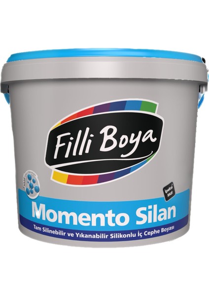 Momento Silan Tam Silinebilir ve Yıkanabilir Silikonlu Iç Cephe Boyası 7.5 Lt.