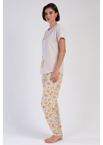 Kadın Kısa Kol Pijama Takım , 311230