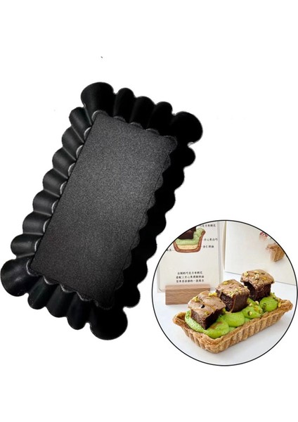 2 Adet Mini 0.6mm Yapışmaz Karbon Çelik Kremalı Pasta Pişirme Kek Kalıbı Turta, Peynirli Kek, Kiş Tava, Mini Tart Tavalar, (Yurt Dışından) fırsatları