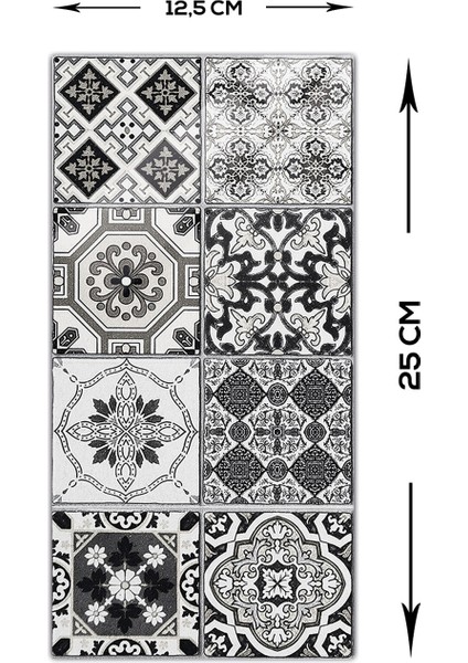 Dekor Camı | Karakalem Çizim | 10'lu Takım | 12,5cm x 25CM fiyatları