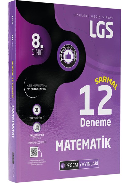 LGS 8. Sınıf Matematik Sarmal 12 Deneme