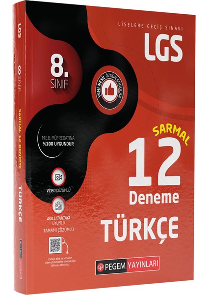 LGS 8. Sınıf Türkçe Sarmal 12 Deneme