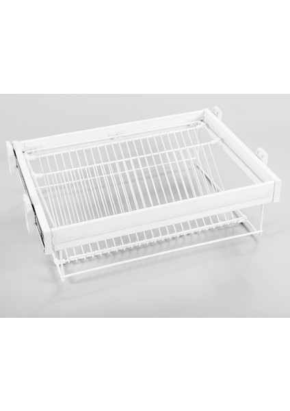 Teleskopik Frenli Ayarlanabilir Ayakkabılık 75 x 23 cm