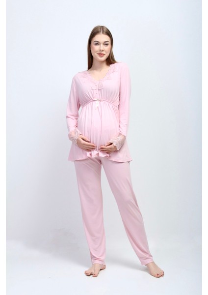 Pembe Hamile Lohusa Pijama Takımı fiyatları