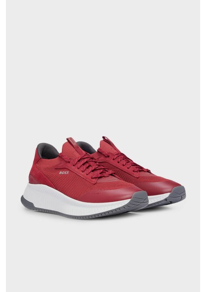 Logolu Örme Detaylı Kılçık Tabanlı Sneaker Ayakkabı Erkek Ayakkabı 50498904 647