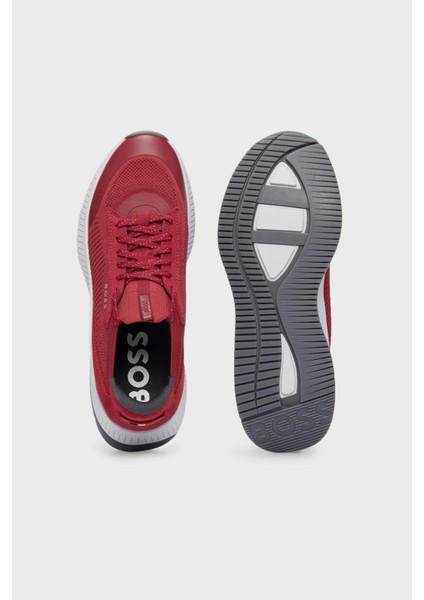 Logolu Örme Detaylı Kılçık Tabanlı Sneaker Ayakkabı Erkek Ayakkabı 50498904 647