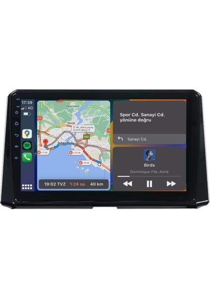 Toyota Corolla (2019-2022) Android 14 Multimedya Carplay 10 Inch 4 GB Ram / 64 GB Hafıza CRV-4552XD