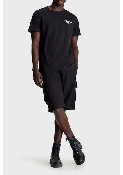 Pamuklu Regular Fit Bisiklet Yaka T Shirt J30J325186BEH Erkek T Shirt J30J325186 Beh modelleri