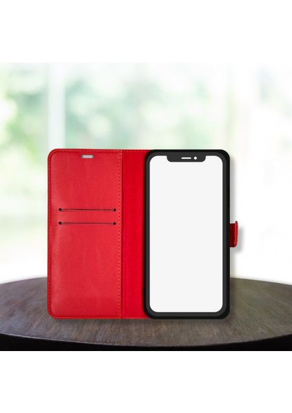 Xiaomi Redmi 9A Tlp Kartlıklı Cüzdan Kılıf (Deluxe Wallet Case)