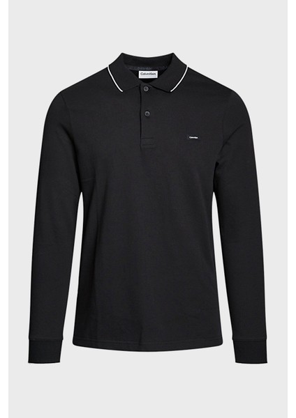 Regular Fit Uzun Kollu Polo Yaka T Shirt K10K112753BEH Erkek Polo Yaka T Shirt K10K112753 Beh indirimleri