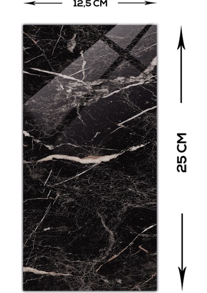 Dekor Camı | Granit Desenli | 10'lu Takım | 12,5cm x 25CM fırsatları