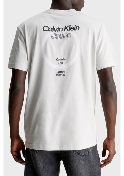 Calvin Klein Pamuklu Regular Fit Bisiklet Yaka T Shirt J30J325186PC8 Erkek T Shirt J30J325186 Pc8