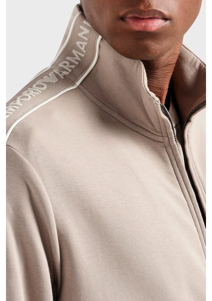 Pamuklu Regular Fit Dik Yaka Sweat Erkek Sweat 3D1M69 1jhsz 0650 modelleri