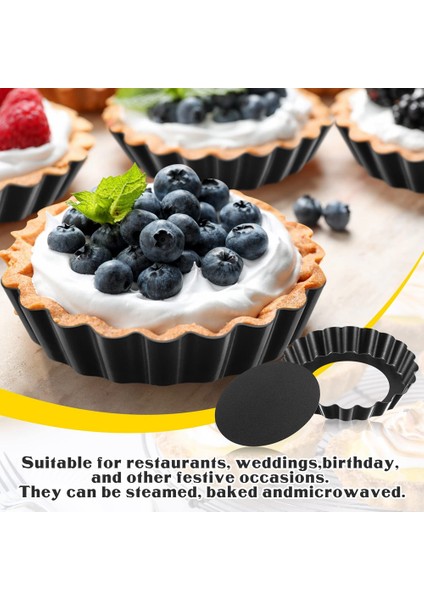 32 Adet 3 Inç Mini Tart Tavalar Yumurta Tart Kalıp Çıkarılabilir Alt Yuvarlak Kiş Tava Mini Pasta Tavaları Bakeware Kalıp, (Yurt Dışından) indirimleri