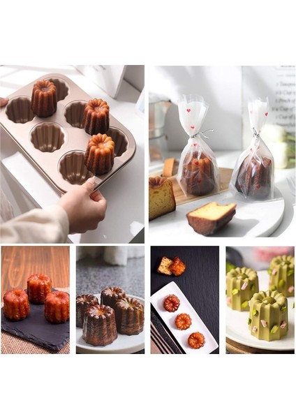 4-Cavity Canele Kalıp Kek Tava, Yapışmaz Canele Fırın Tepsisi Fırın Için Karbon Çelik Caneles Kalıp Bakeware Aracı, (Yurt Dışından) modelleri