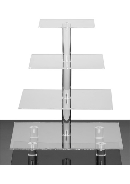 Katmanlı Akrilik Cupcake Standı, Doğum Günü, Bebek Partisi, Çay Partisi ve Düğün Dekoru Için Kare Cupcake Teşhir Standı, (Yurt Dışından) modelleri