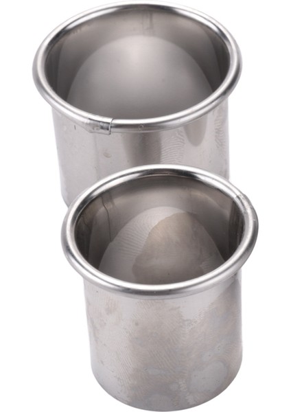 Çerez Bisküvi Kesici Seti, Yuvarlak Paslanmaz Çelik Pasta Yüzükler 12 Parça Donut Hamur Işleri Fondan Kek Için Yuvarlak Kutu Ile, (Yurt Dışından)