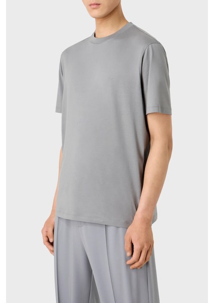 Pamuklu Regular Fit Bisiklet Yaka T Shirt Erkek T Shirt EM000079 AF10094 U8060